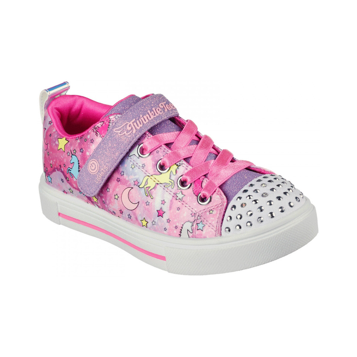Schoenen Kinderen Sneakers Skechers Twinkle sparks - unicorn drea Roze