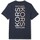 Textiel Heren T-shirts korte mouwen MICHAEL Michael Kors CR451VPFV4 SS MODERN LOGO TEE Blauw