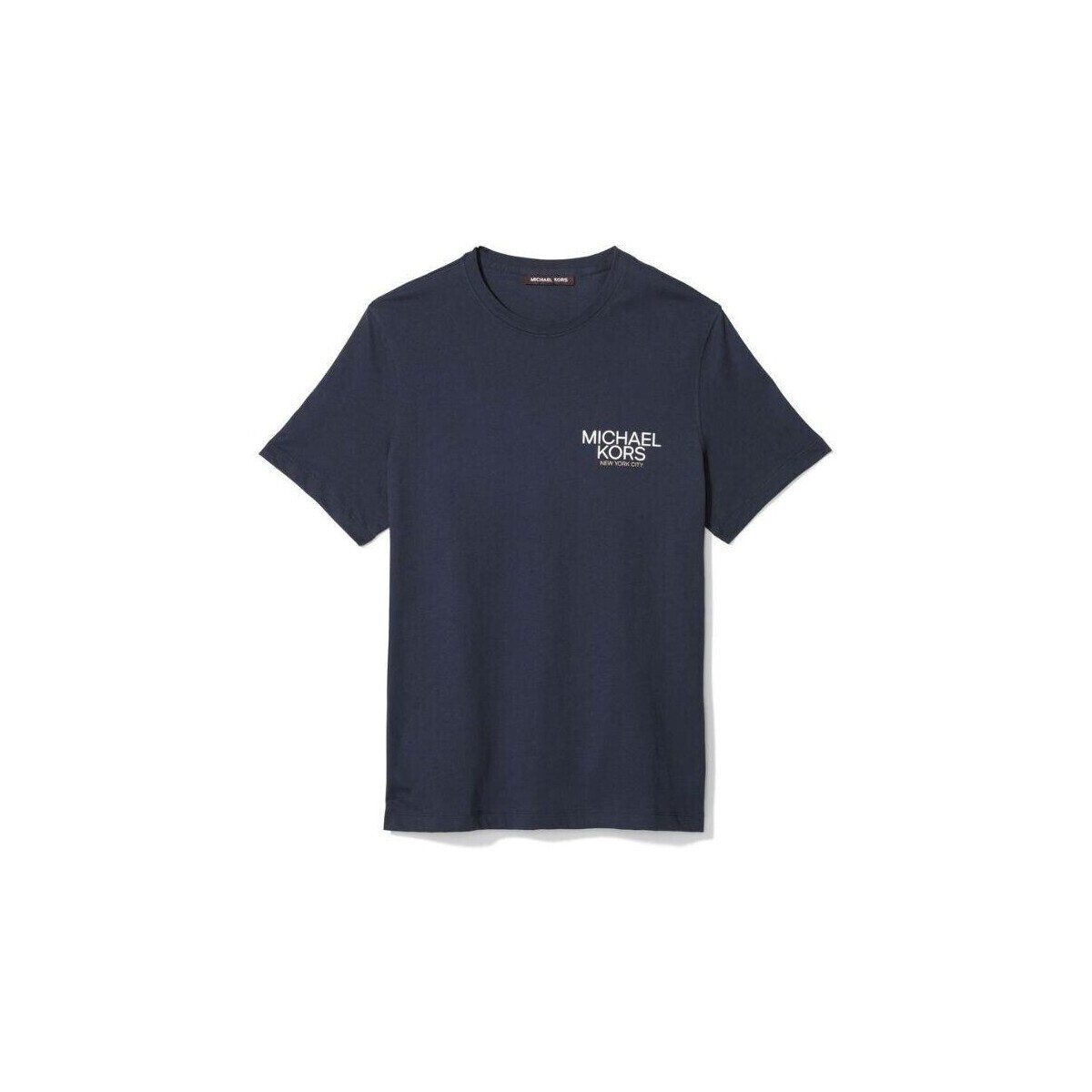 Textiel Heren T-shirts korte mouwen MICHAEL Michael Kors CR451VPFV4 SS MODERN LOGO TEE Blauw