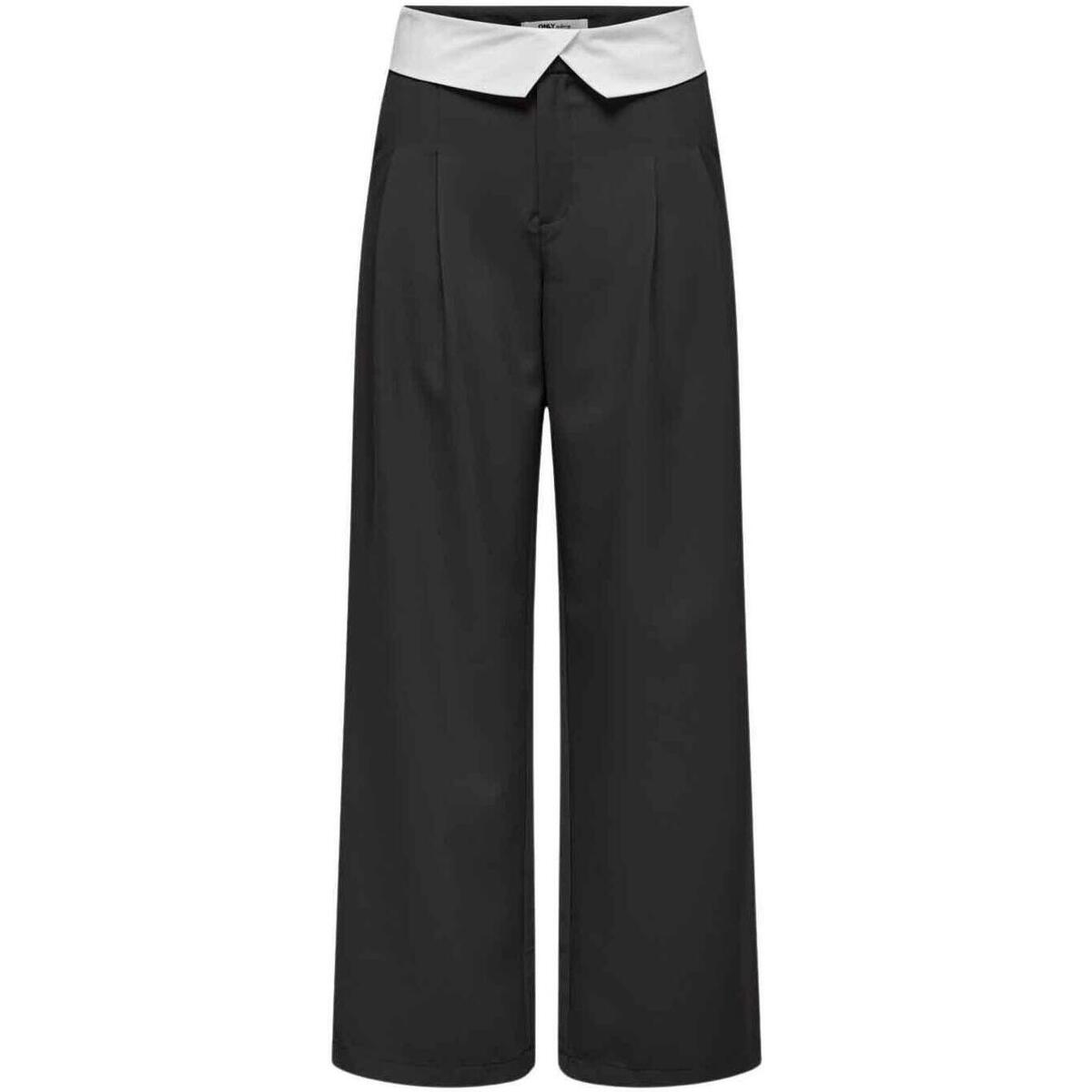 Textiel Broeken / Pantalons Only  Zwart