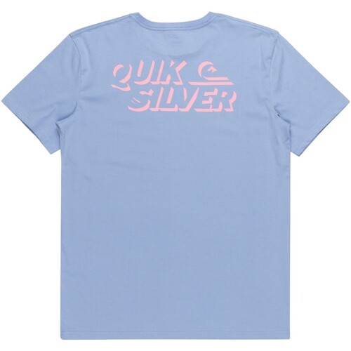 Textiel Heren T-shirts korte mouwen Quiksilver  Violet