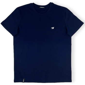 Textiel Heren T-shirts & Polo’s Organic Monkey T-Shirt Paper Plane - Navy Blauw