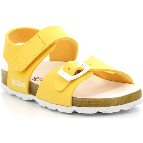 Schoenen Meisjes Sandalen / Open schoenen Kickers Sunkro Geel