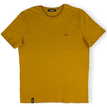 Textiel Heren T-shirts & Polo’s Organic Monkey T-Shirt Red Hot - Mustard Geel