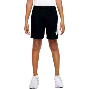 Textiel Jongens Trainingsbroeken Nike PANTALON NIO  MULTI DX5361 Zwart