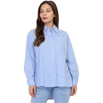 Textiel Dames Overhemden La Modeuse 69720_P162270 Blauw