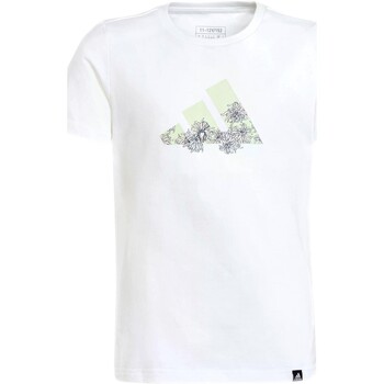 Textiel Jongens T-shirts korte mouwen adidas Originals CAMISETA NIA  TRAIN TEE IM8381 Wit