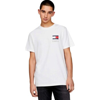 Tommy Jeans T-shirt Korte Mouw CAMISETA HOMBRE ESSENTIAL FLAG DW0DW18263