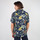 Textiel Heren Overhemden lange mouwen Oxbow Shirt met korte mouwen en Teahupoo-print COOREA Blauw