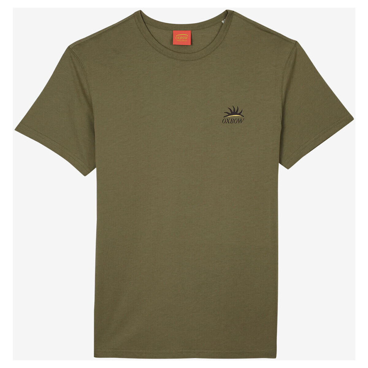 Textiel Heren T-shirts korte mouwen Oxbow Grafisch T-shirt met korte mouwen TAUARI Groen