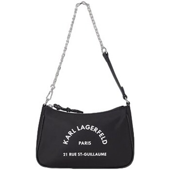 Tassen Dames Handtassen kort hengsel Karl Lagerfeld 240W3114 Zwart