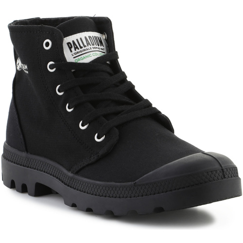 Schoenen Hoge sneakers Palladium Hi Organic II U 77100-008-M Black/Black Zwart