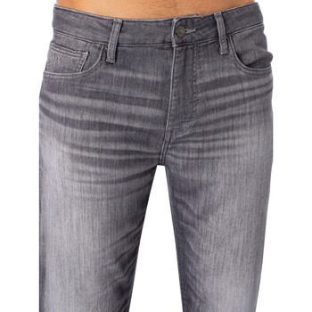 EAX Slanke jeans met 5 zakken Grijs