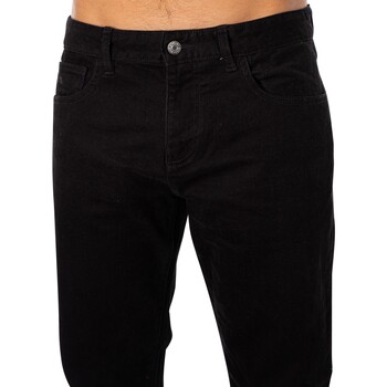 EAX Slanke jeans met 5 zakken Zwart
