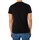 Textiel Heren T-shirts korte mouwen Tommy Hilfiger Slank T-shirt met strepen op de borst Zwart
