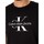 Textiel Heren T-shirts korte mouwen Calvin Klein Jeans Verstoorde omtrek T-shirt Zwart