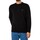 Textiel Heren Sweaters / Sweatshirts Calvin Klein Jeans Geborduurd sweatshirt met badge op de borst Zwart