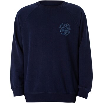Textiel Heren Sweaters / Sweatshirts Edwin Muziekkanaal Sweatshirt Blauw