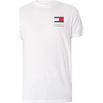 Tommy Jeans T-shirt Korte Mouw Slank Essential T-shirt met vlag
