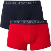 Ondergoed Heren BH's Emporio Armani 2 Pack Endurance Trunks Multicolour