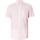 Textiel Heren Overhemden korte mouwen Gant Normaal poplin overhemd met korte mouwen Roze