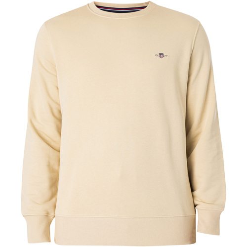 Textiel Heren Sweaters / Sweatshirts Gant Normaal sweatshirt Beige
