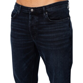 BOSS 634 taps toelopende jeans Blauw