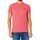 Textiel Heren T-shirts korte mouwen Superdry Essentieel EMB-T-shirt met logo Roze