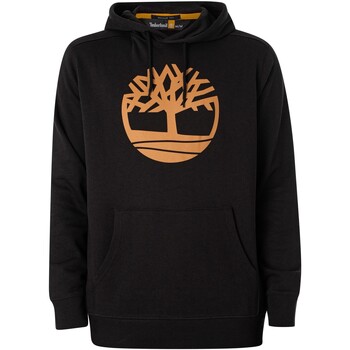 Textiel Heren Sweaters / Sweatshirts Timberland Pullover-hoodie met Core-logo Zwart
