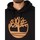 Textiel Heren Sweaters / Sweatshirts Timberland Pullover-hoodie met Core-logo Zwart