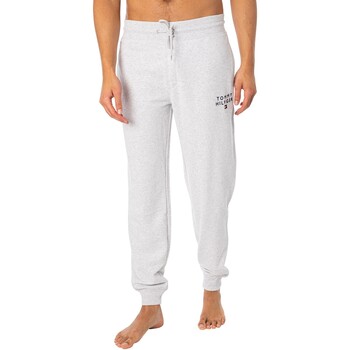 Textiel Heren Pyjama's / nachthemden Tommy Hilfiger Lounge geborduurde joggingbroek Grijs