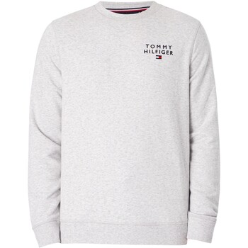 Tommy Hilfiger Pyjama's nachthemden Lounge geborduurd logo-sweatshirt
