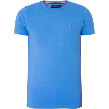 Tommy Hilfiger Stretch extra smal T-shirt Blauw