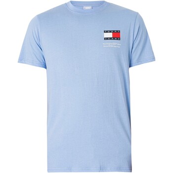 Tommy Jeans T-shirt Korte Mouw Slank Essential T-shirt met vlag