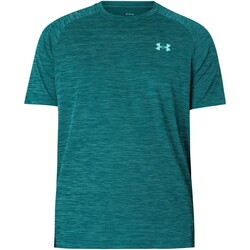 Textiel Heren T-shirts korte mouwen Under Armour Tech-getextureerd T-shirt met korte mouwen Groen