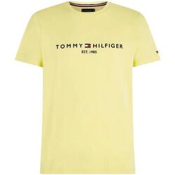 Textiel T-shirts korte mouwen Tommy Hilfiger  Geel