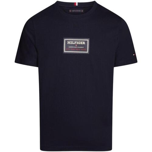 Textiel T-shirts korte mouwen Tommy Hilfiger  Blauw
