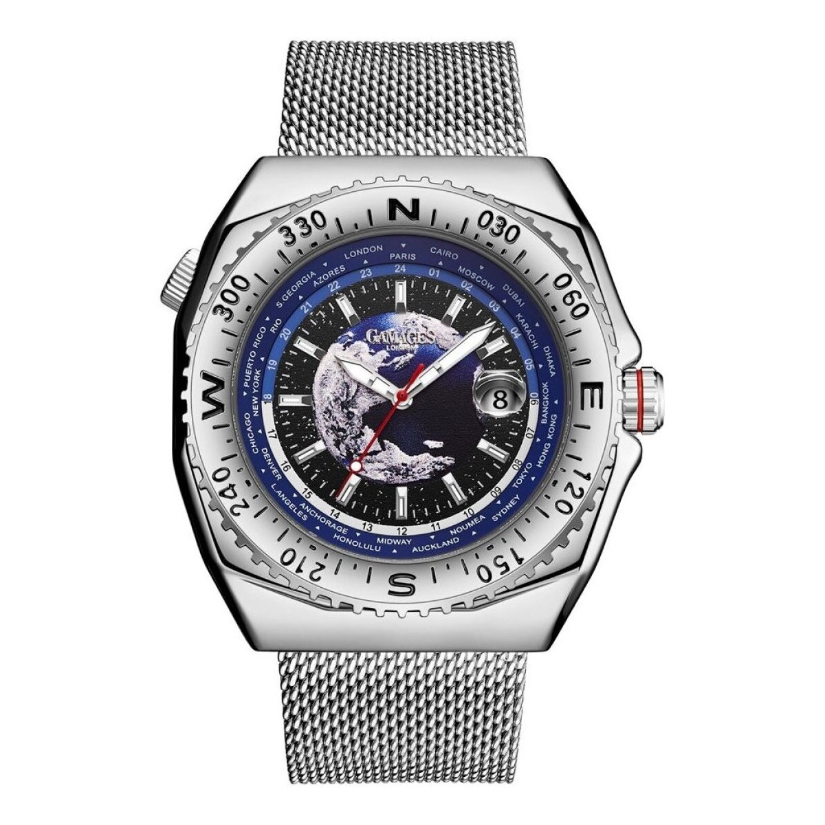Horloges & Sieraden Heren Horloges Gamages Of London GA1333 Zilver