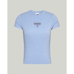 Textiel Dames T-shirts & Polo’s Tommy Hilfiger DW0DW17839C3S Blauw