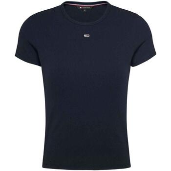 Textiel Dames T-shirts & Polo’s Tommy Jeans  Blauw