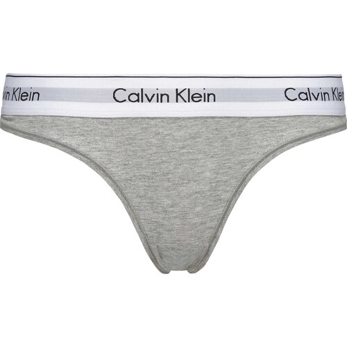 Ondergoed Dames Slips Calvin Klein Jeans Thong Grijs