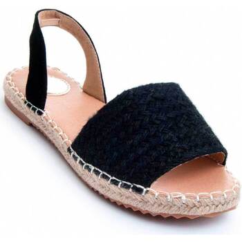 Schoenen Dames Sandalen / Open schoenen Leindia 85442 Zwart