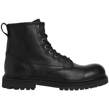 Schoenen Dames Low boots Jack & Jones Buckley Leather Boot Zwart