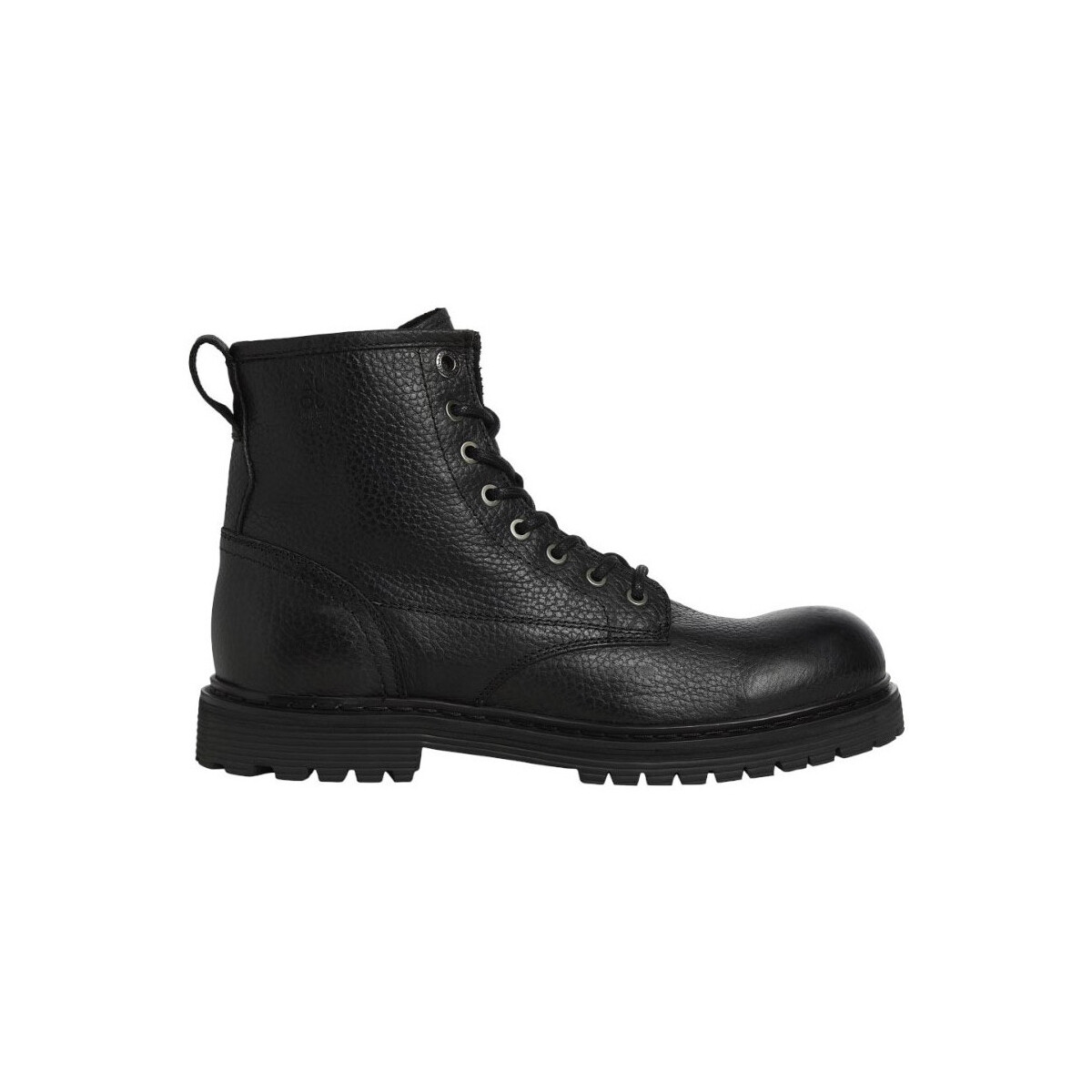 Schoenen Dames Low boots Jack & Jones Buckley Leather Boot Zwart