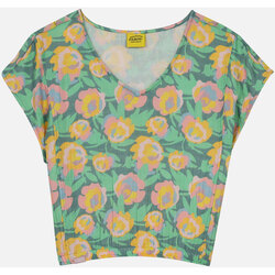 Textiel Dames T-shirts korte mouwen Oxbow Mouwloze top met print CANIHI Groen