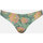 Textiel Dames Bikinibroekjes- en tops Oxbow Bedrukte verzamelde slips MARGUERITE Groen