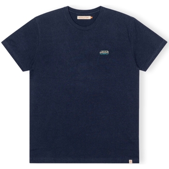Textiel Heren T-shirts & Polo’s Revolution T-Shirt Regular 1342 BUS - Navy/Melange Blauw