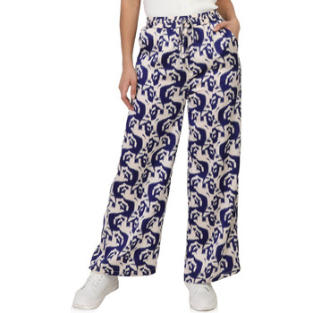 Textiel Dames Broeken / Pantalons La Modeuse 69735_P162309 Blauw