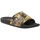 Schoenen Heren Leren slippers Versace 76YA3SQ4 Zwart