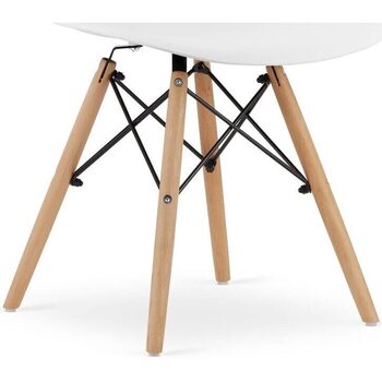 Wonen Lage tafels Artool Stoel in Scandinavische stijl,  PP, hout, wit Wit